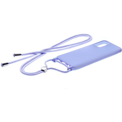 Бампер Bingo Lanyard для Samsung Galaxy A03s (фиолетовый)