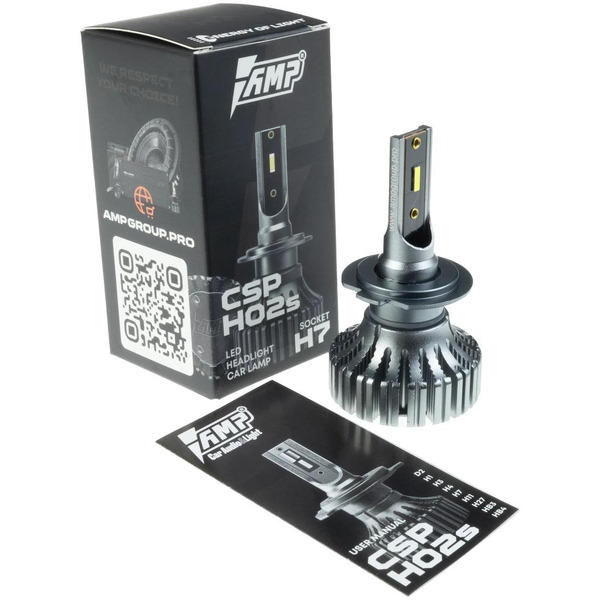 Светодиод головного света AMP/Criolight CSP H02s H7