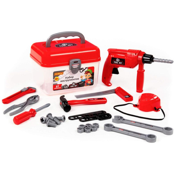 Набор инструментов Полесье №27 (25 элементов) 92410