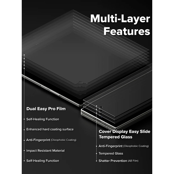 Защитный набор RINGKE PROTECTOR PRO 3в1 для Galaxy Z Fold 7