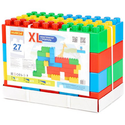 Конструктор Полесье Строитель - "XL" (27 элементов) 93664