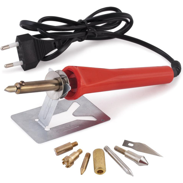 Набор для выжигания и пайки BRAUBERG 150621  (6 насадок + нож для резки пластика)