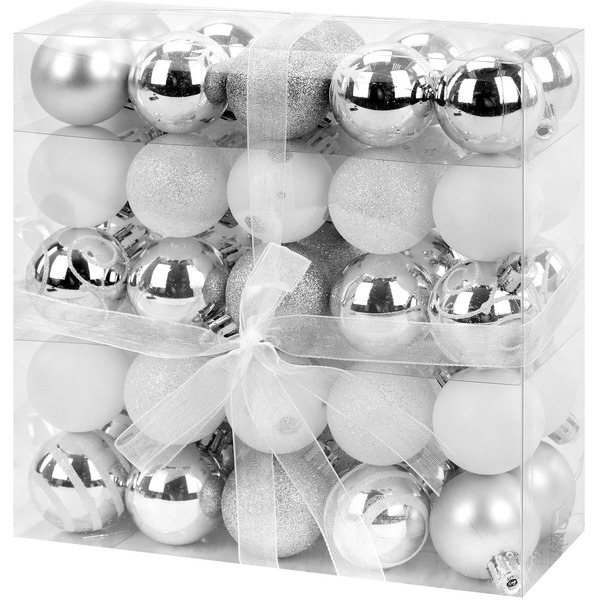 Шары елочные ЗОЛОТАЯ СКАЗКА Новогодний Блеск 592594 (серебристый)