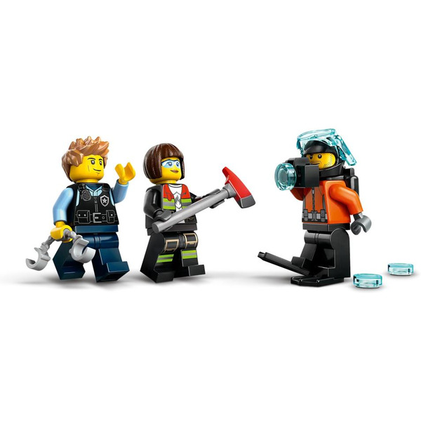 Конструктор LEGO City 60462 Вертолет, пожарная машина и подводная лодка
