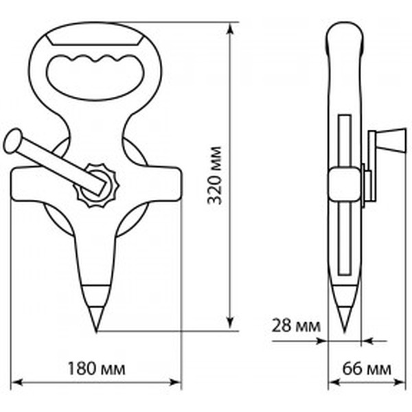 Измерительная геодезическая рулетка TDM ELECTRIC SQ1018-0402