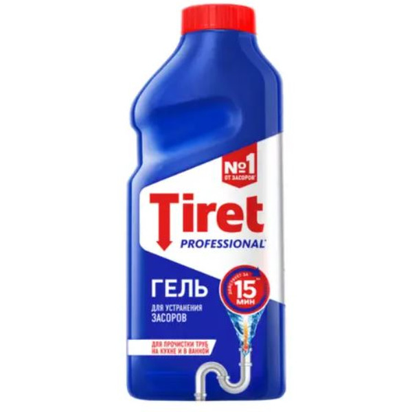 Средство для труб Tiret Professional 0.5 л