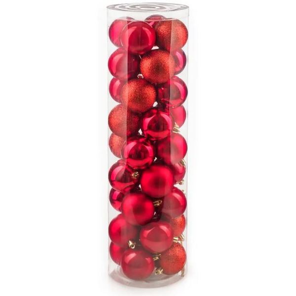 Набор новогодних шаров Ausini VT25-04002-3