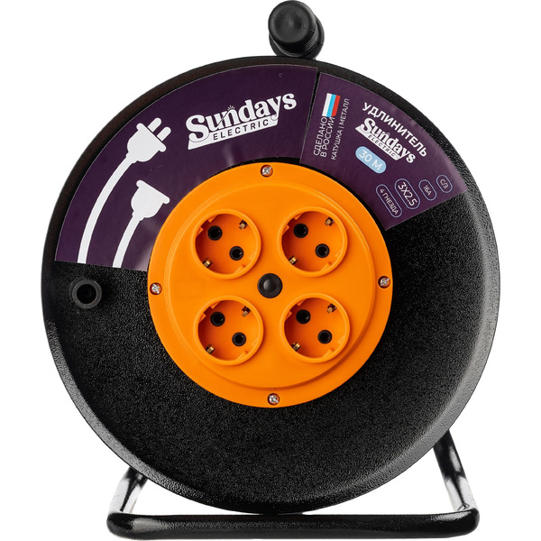 Удлинитель на катушке Sundays Electric УКМ04-3551 (30м)