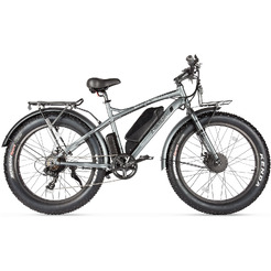 Велогибрид Volteco BigCat Dual New (серый)