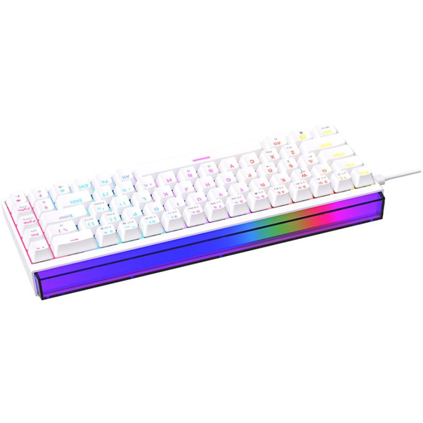 Клавиатура AJAZZ NK68 Red Switch (белый)