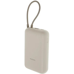 Внешний аккумулятор Xiaomi Power Bank 10000mAh BHR9072GL (Integrated Cable) Tan (P15ZM)