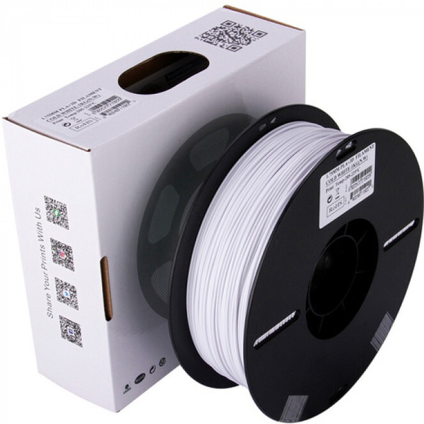 Пластиковая нить ESUN PLA+175CW1 cold white