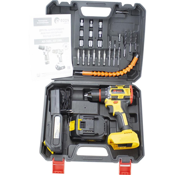 Дрель-шуруповерт Edon AD-18BL