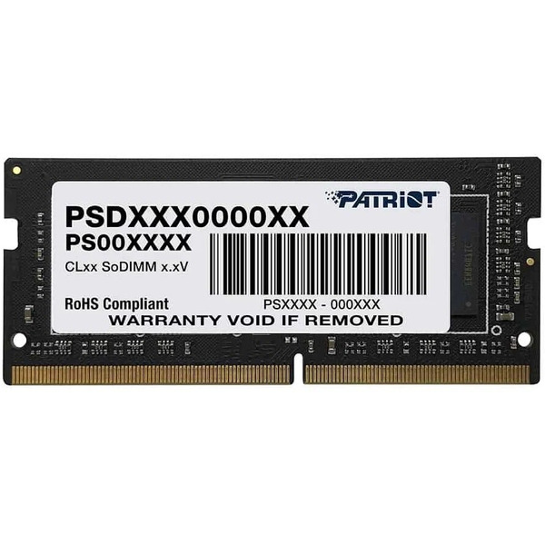 Оперативная память Patriot Signature Line 8GB DDR4 SODIMM PC4-25600 (PSD48G320081S)