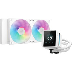Система жидкостного охлаждения для процессора DeepCool Mystique 240 WH ARGB R-LX240-WHDSNMCP-G-1