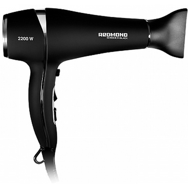 Фен REDMOND RF-531 (черный/хром)