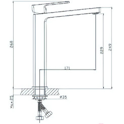 Смеситель Haiba HB11615-7