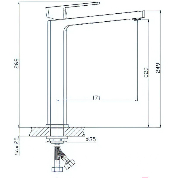 Смеситель Haiba HB11615-7