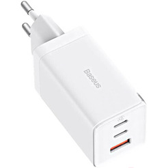 Сетевое зарядное Baseus GaN5 Pro Fast Charger 2C+U 65W CCGP120202 (белый)