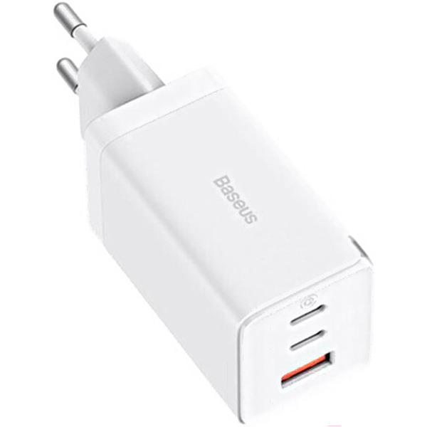 Сетевое зарядное Baseus GaN5 Pro Fast Charger 2C+U 65W CCGP120202 (белый)