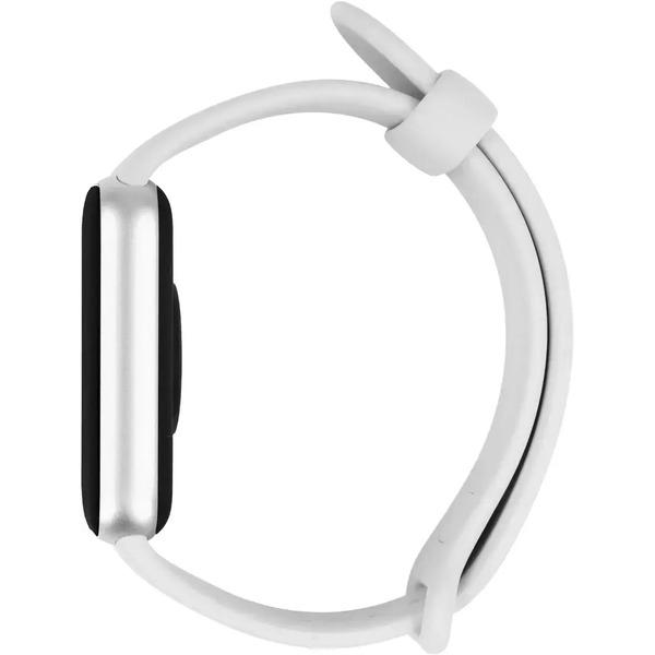 Фитнес-браслет Xiaomi Smart Band 10 Pro BHR08WBGL (серебристый, со светло-серым силиконовым ремешком)