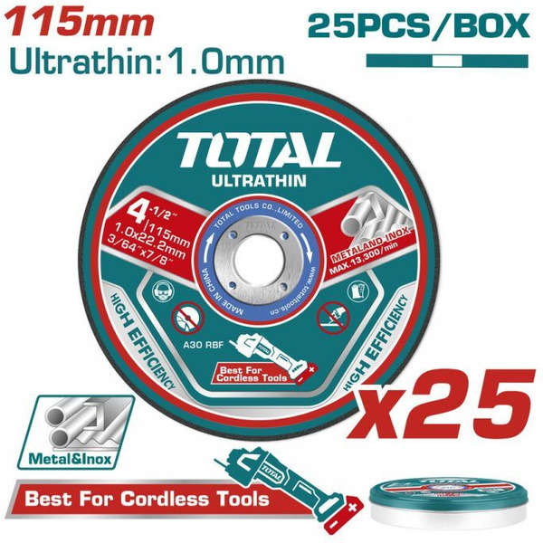 Набор отрезных дисков Total TAC11011525 (25 шт)