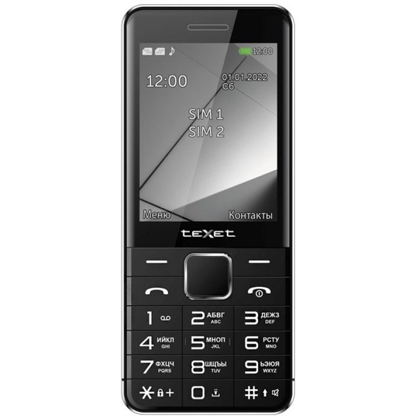 Сотовый телефон Texet TM-425 (+ЗУ WC-111) черный