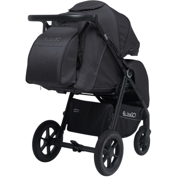 Коляска детская прогулочная BubaGo BASS BG 130-5 (темно-серый)