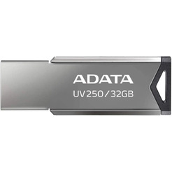 Флеш Диск A-Data 32GB UV250 AUV250-32G-RBK USB2.0 серебристый