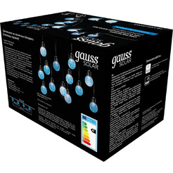 Новогодняя гирлянда Gauss Solar GS033