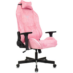 Кресло игровое Knight N1 Fabric Velvet 36 (1626365) розовый