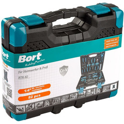 Универсальный набор инструментов Bort BTK-82 (82 предмета)