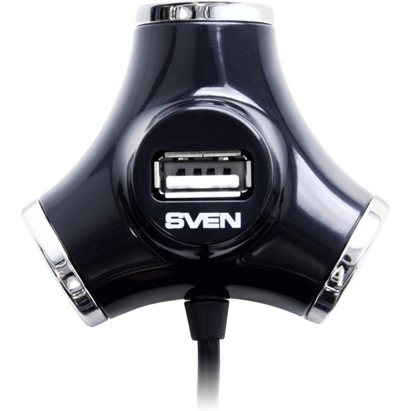 USB-hub SVEN HB-012, черный (SV-008482)