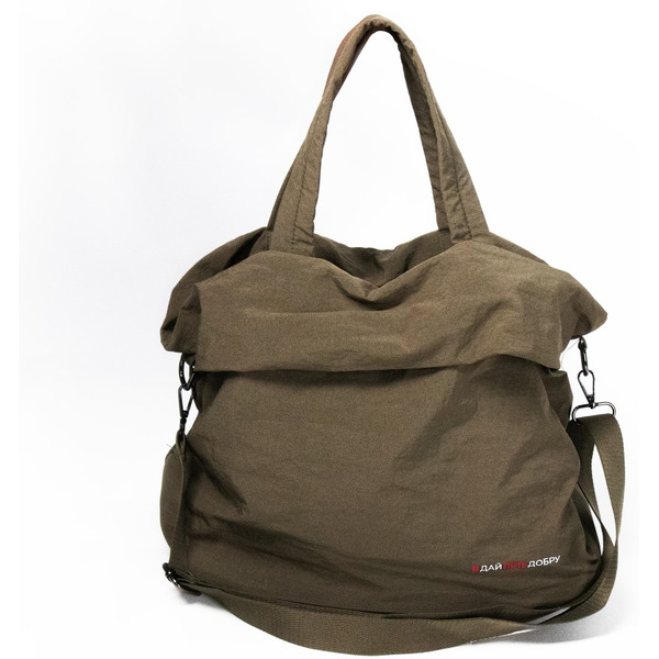 Сумка для вещей 5 ЭЛЕМЕНТ "Дай 5 Добру" (Зеленая)