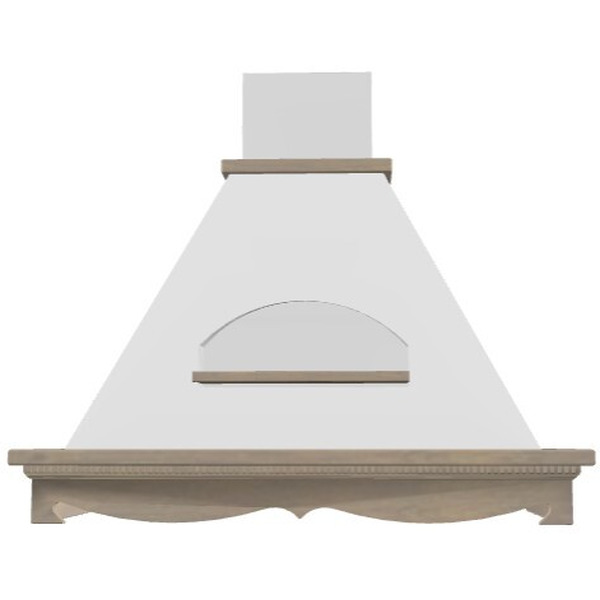 Вытяжка Elikor Бельведер 90П-650-П3Д 942299 (бежевый/дуб неокрашенный)