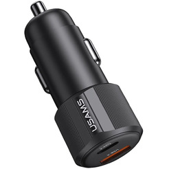 Автомобильное зарядное устройство USAMS CC283 (черный)