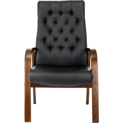 Офисный стул Бюрократ T-9928WALNUT-CF (черный)