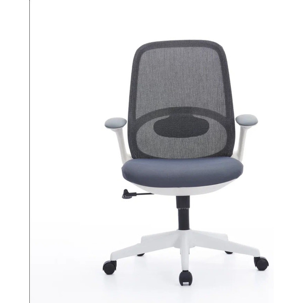 Кресло компьютерное SitZone CH-537B-BS сетка/ткань, серый, крестов. пластик