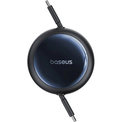 Кабель Baseus Nomos Retractable Retractable Cable USB Type-C - USB Type-C 100W (1.5 м, черный)