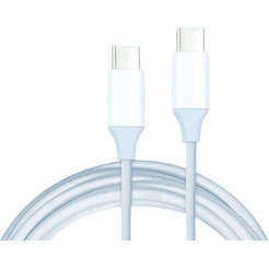 Кабель Bingo USB Type-C-Type-C 6A 100см (белый)