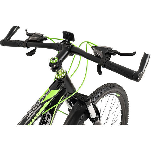 Велосипед Nasaland 6123M 26 р.16 (черный/зеленый)