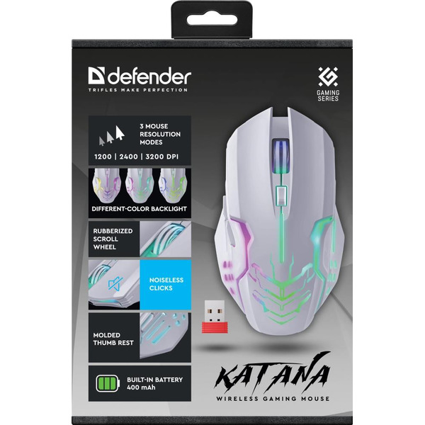 Игровая мышь Defender Katana GM-511 (белый)