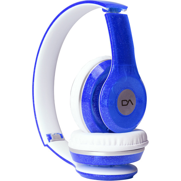 Наушники с микрофоном DA DM0015 (голубые)