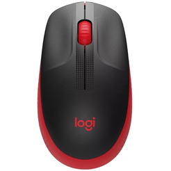 Мышь LOGITECH M190 (L910-005908) черный/красный