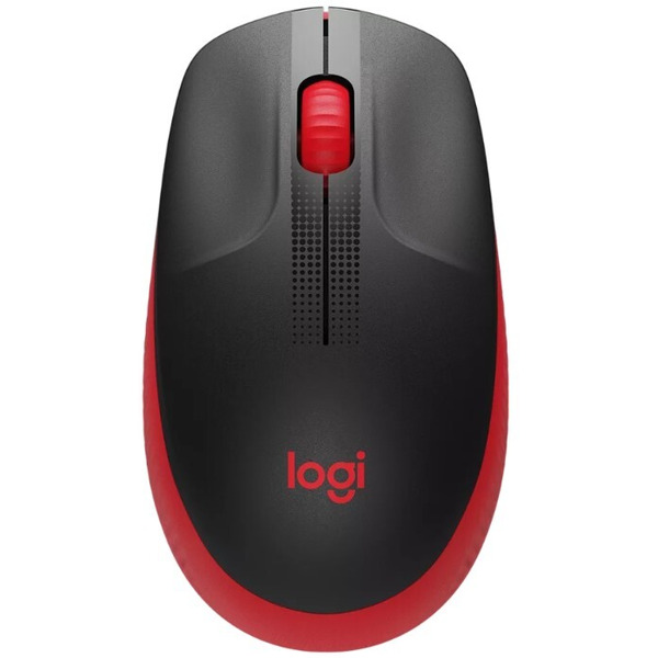 Мышь LOGITECH M190 (L910-005908) черный/красный