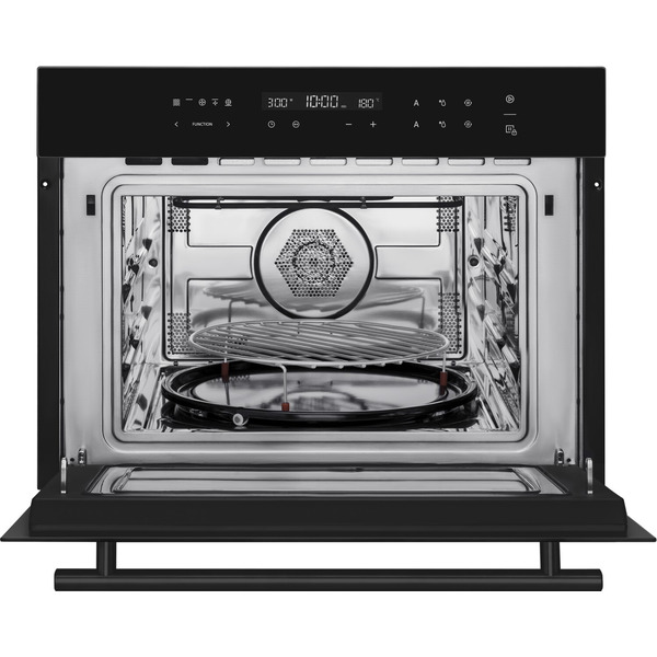 Встраиваемый компактный духовой шкаф Weissgauff OE 446 Black Edition