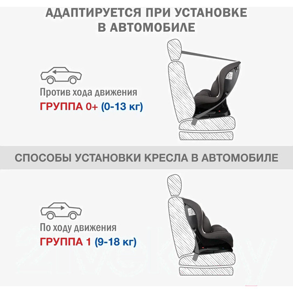 Детское автокресло Siger Наутилус Lux KRES4041 (серый/бежевый)