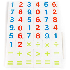 Набор игровой настольный Полесье Цифры и математические знаки 83344 (48 элементов)