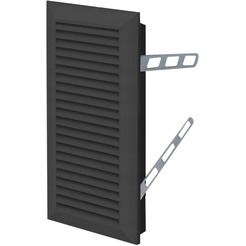 Решетка с сеткой от насекомых Awenta Classic T63GR 14x28 (графитовый)