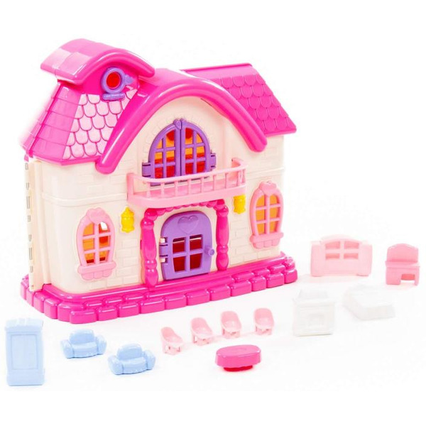 Кукольный домик Полесье Сказка с набором мебели 78261